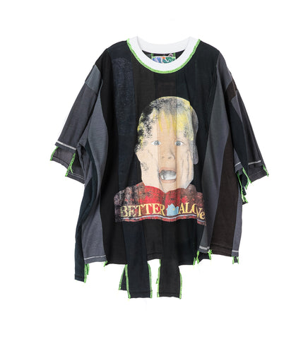 LOANER PANELLED TEE FADED BLACK X-LARGE