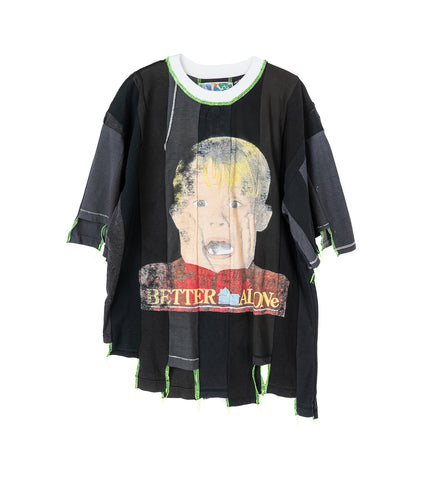 LOANER PANELLED TEE FADED BLACK LARGE