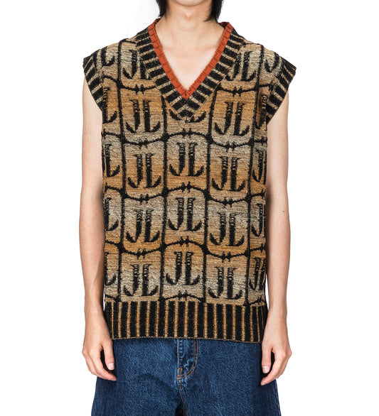 JORDANLUCA MALEBRANCHE VEST RUST MELANGE