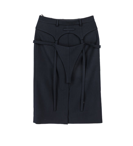 JARRETELS PENCIL SKIRT BLACK