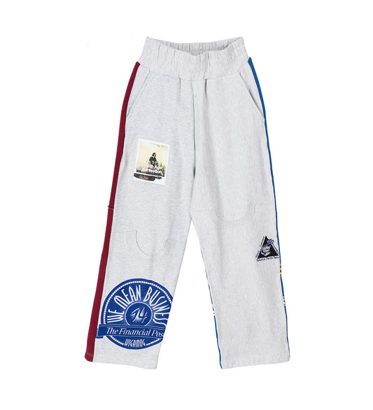 HOLLYWOOD RECONSTRUCTED SWEATPANTS HEATEHR/UNIQUE