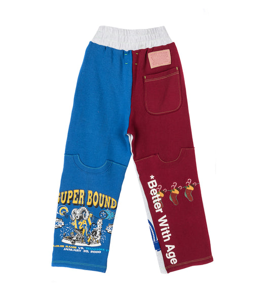 HOLLYWOOD RECONSTRUCTED SWEATPANTS HEATEHR/UNIQUE