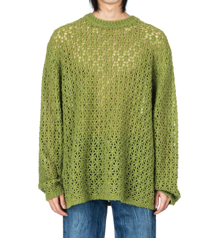 AKI SWEATER GREEN CASHMERE
