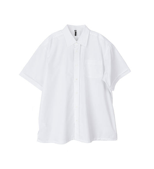 SHORT SLEEVE BUTTON WHITE