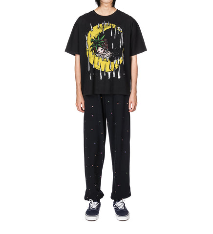 STUDDED SWEATPANTS BLACK