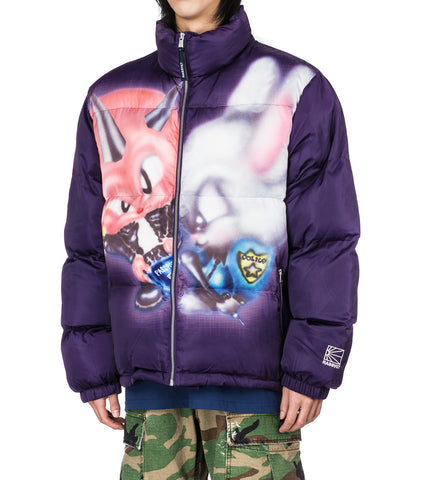 TROUBLE PUFFER JACKET MULTI
