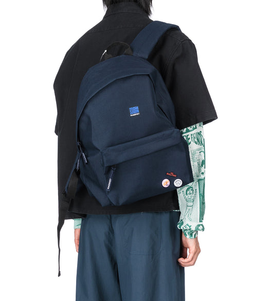 LOGO BACKPACK WITH PINS NAVY