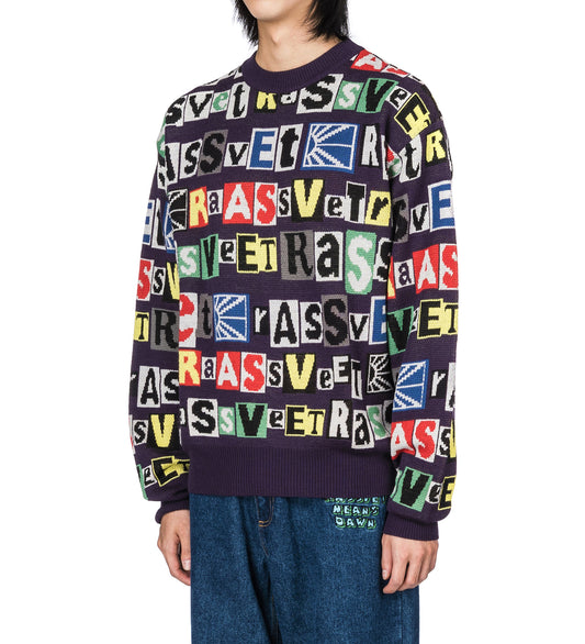 TYPO CLASSIC CREWNECK JUMPER MULTI