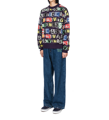 TYPO CLASSIC CREWNECK JUMPER MULTI