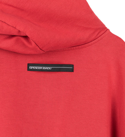 REMIX ZIP UP HOODIE BURGUNDY