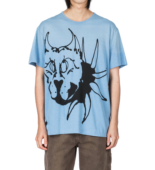 MIKA TEE WASHED BLUE
