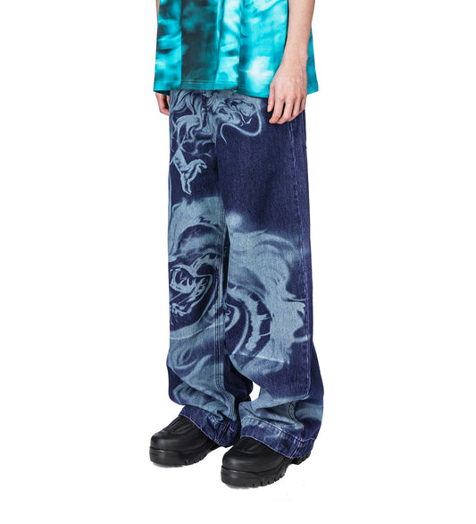 LASER JEANS INDIGO PURPLE