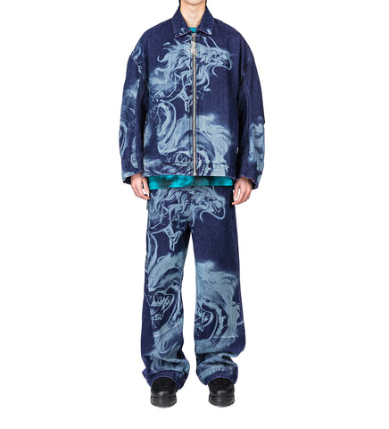 LASER DENIM JKT INDIGO PURPLE