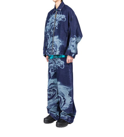 LASER JEANS INDIGO PURPLE