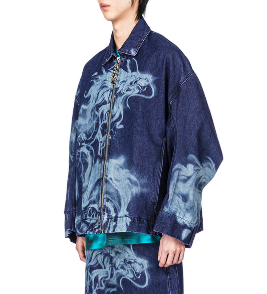 LASER DENIM JKT INDIGO PURPLE