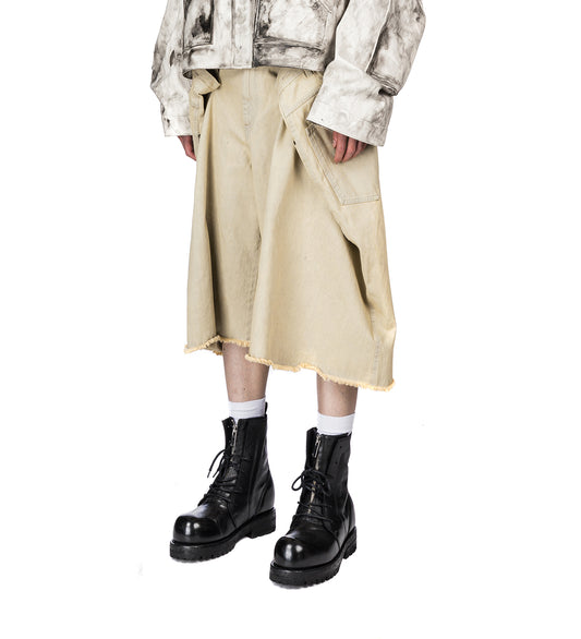 MAXI SHORTS WHITEWASHED