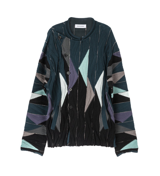 RADAY KNITTED JACKET BLACK MULTICOLOR