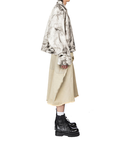 MAXI SHORTS WHITEWASHED