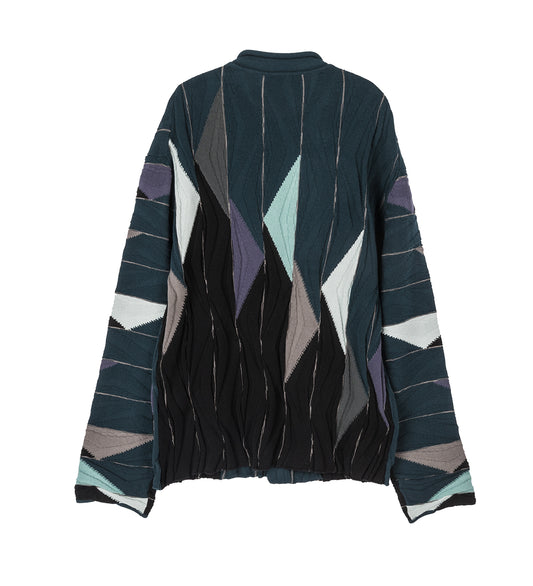 RADAY KNITTED JACKET BLACK MULTICOLOR
