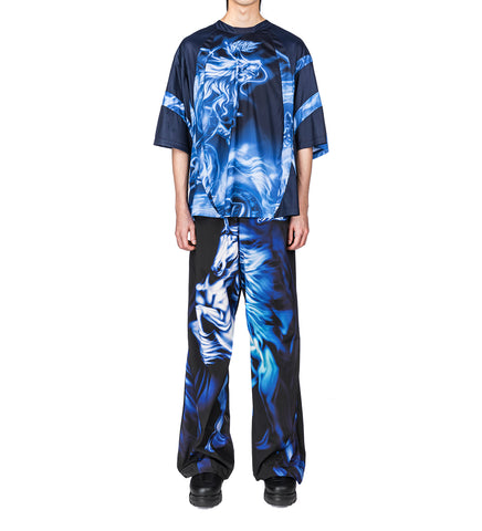 FOOTBALL TOP BLACK/BLUE