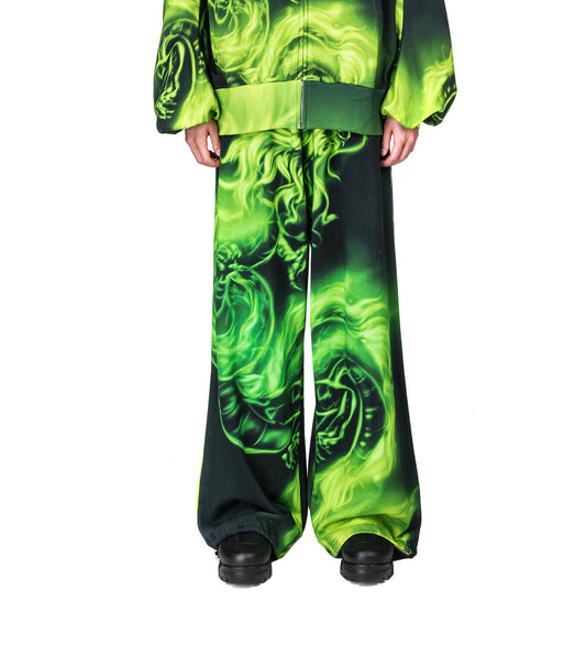 SWEATPANTS BLACK/LIME