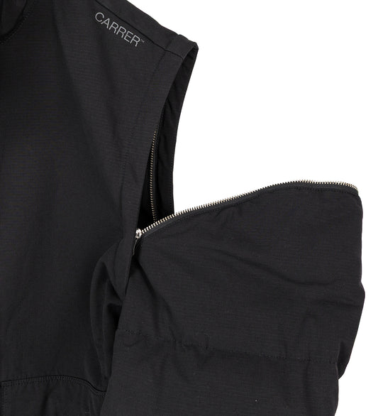 REED ZIP-OFF SLEEVE JACKET BLACK