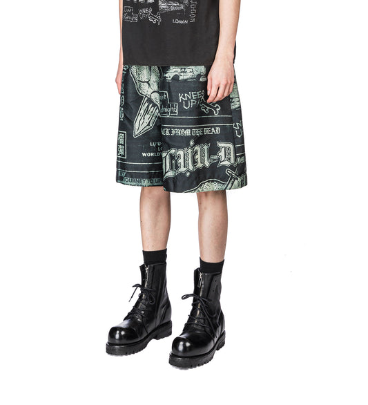 WIDE LEG SHORTS PUNK FLYER
