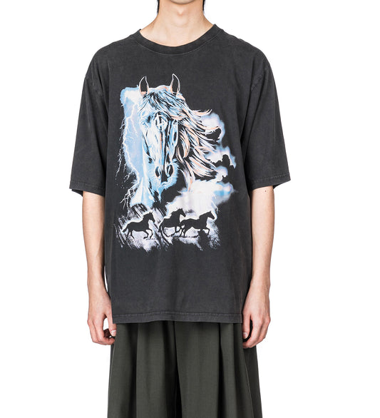 OVERSIZED CONCERT TEE VINTAGE BLACK