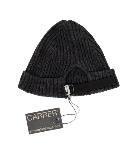 ORIA KNIT BEANIE DARK GREY