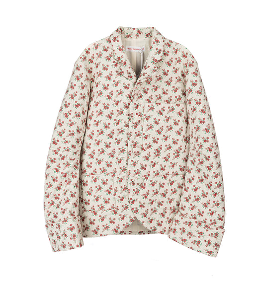 ROYAL BOXY BEIGE RED FLOWER