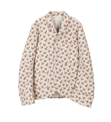 ROYAL BOXY BEIGE RED FLOWER