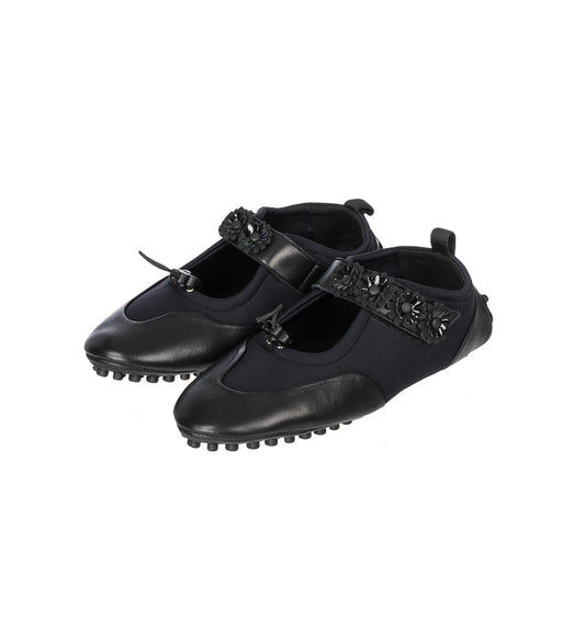 BESS MARY JANE FLAT BLACK