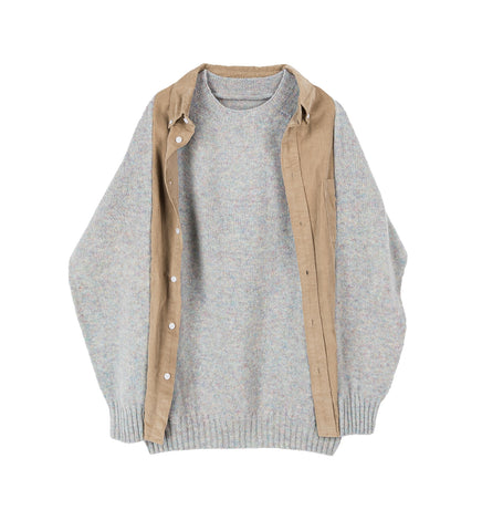 FLYINGSHIRTSWEATER UGIE PEARL/BEIGE