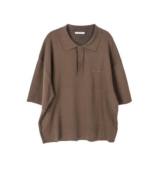 SS CLUB POLO LIGHT BROWN