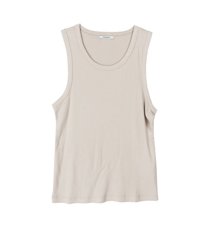 RIB TANK OFF WHITE