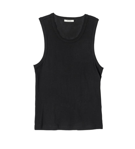 RIB TANK BLACK