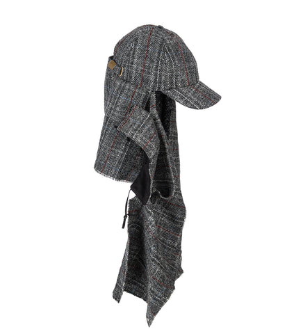 WINTERTOTAL HAT WITH SCARF LIGHT GREY