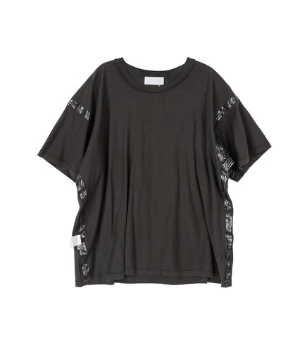 TAPED SEAM T-SHIRT CHARCOAL