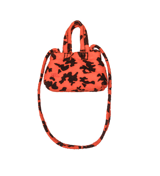 MINI PUFFER BAG ORANGE CAMO