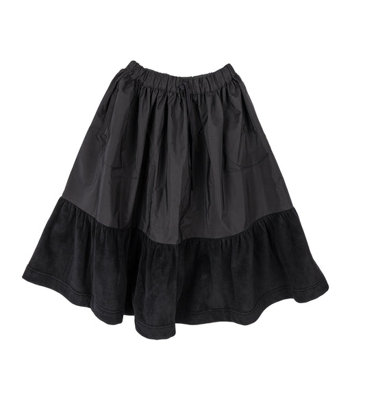 NYLON SKIRT BLACK