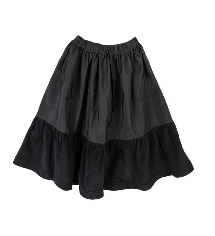 NYLON SKIRT BLACK