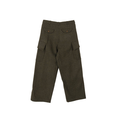 CARGO TROUSERS DARK GREEN