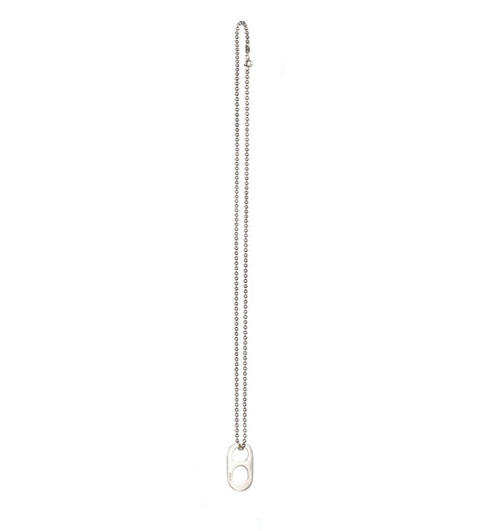 STERLING SILVER CAN CAP NECKLACE SILVER