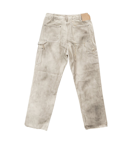 HENCH DOUBLE KNEE PANTS OFF WHITE