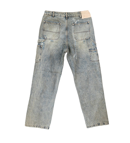 HENCH DOUBLE KNEE PANTS LIGHT WASH