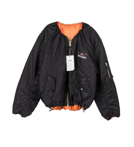 TOGGLE BOMBER JACKET BLACK