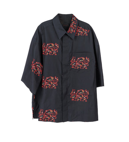 BOXY PEN POCKET SHIRT