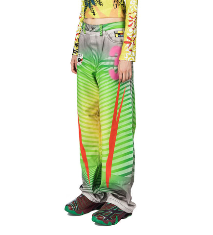 BAGGY TROUSERS GREEN
