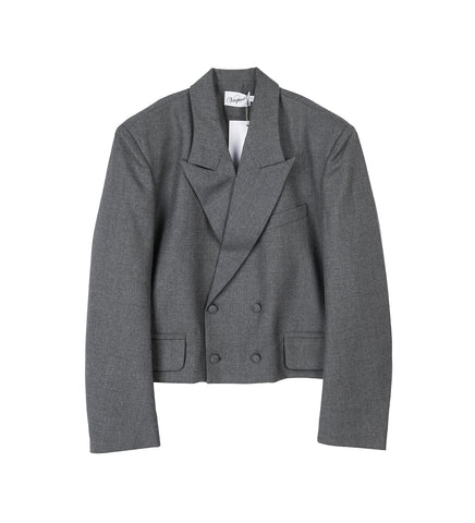SLOUCHY BLAZER DARK GREY