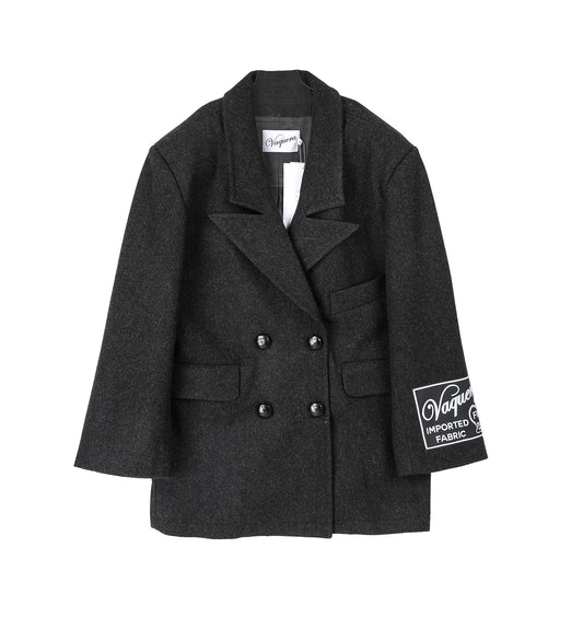 OVERSIZED FLIGHT JACKET DARK GREY
